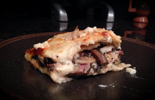 Guest Post: Roasted Portobello and Prosciutto Lasagna (Gluten Free)