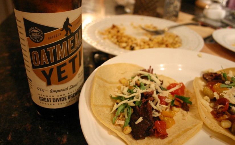 Oatmeal Yeti Braised Short Rib Tacos